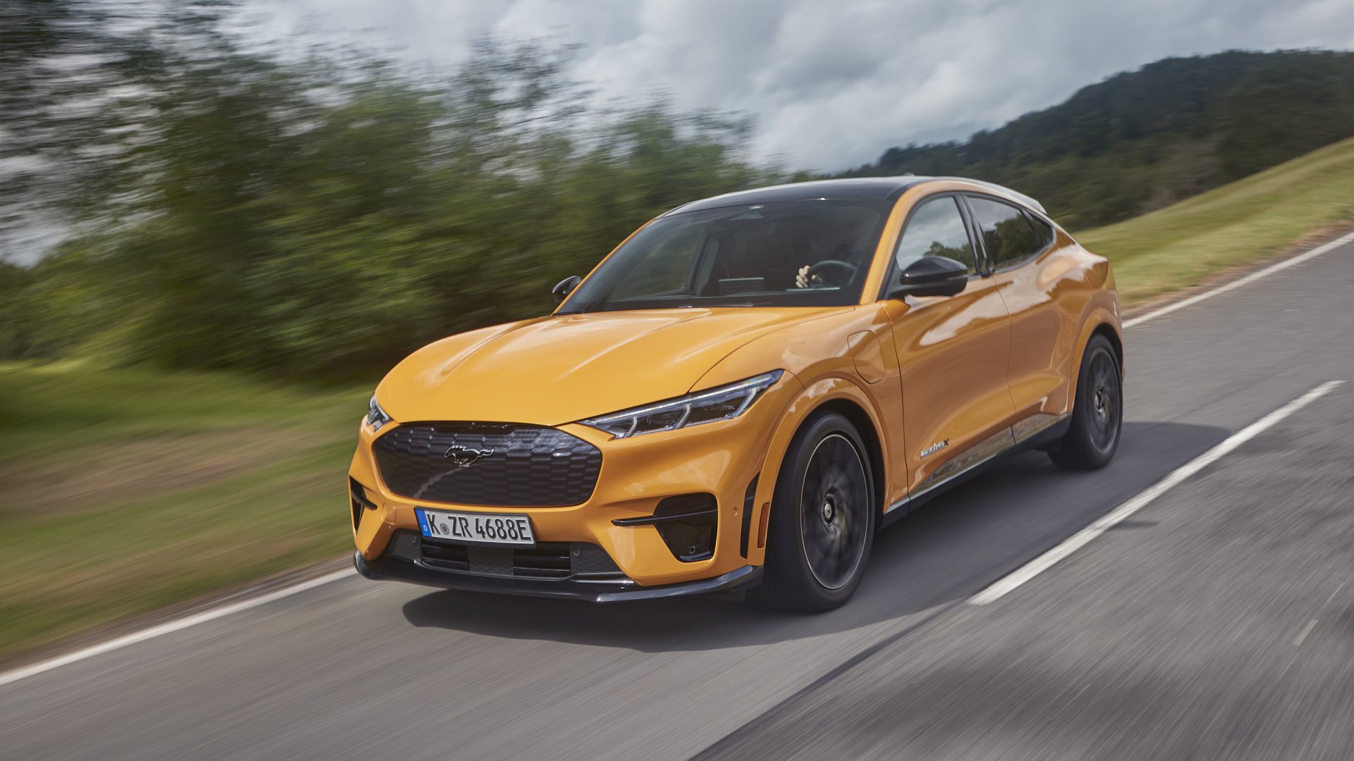 Download Electric Car SUV Vehicle Ford Mustang Mach-E HD Wallpaper