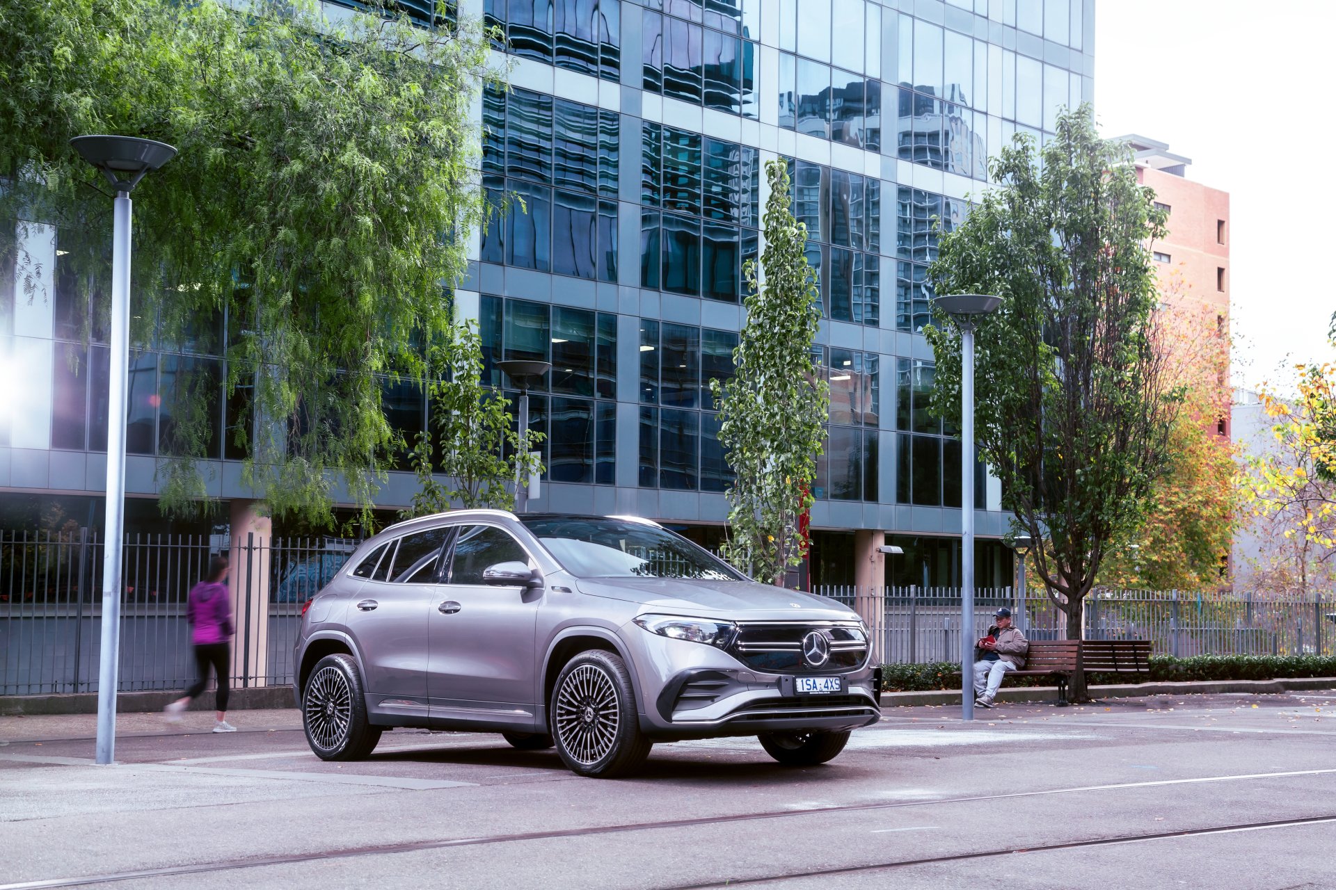 Download Electric Car SUV Vehicle Mercedes-Benz EQA AMG Line 4k Ultra HD Wallpaper