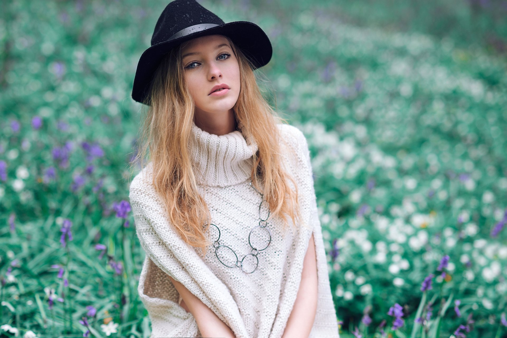 Download Blonde Woman Model 4k Ultra HD Wallpaper by Anastasia Vervueren