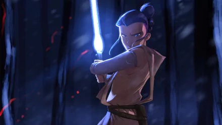 lightsaber Rey (Star Wars) Sci Fi Star Wars HD Desktop Wallpaper | Background Image