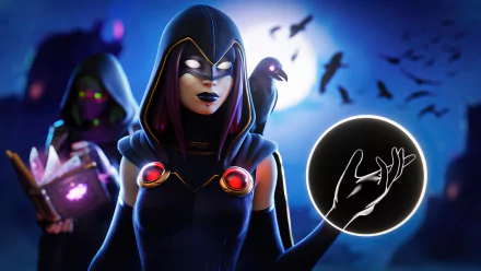 Raven (DC Comics) video game Fortnite HD Desktop Wallpaper | Background Image