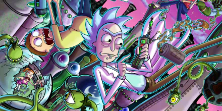 Summer Smith Morty Smith Rick Sanchez TV Show Rick and Morty HD Desktop Wallpaper | Background Image
