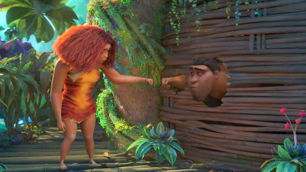 Grug (The Croods) Eep (The Croods) movie The Croods: A New Age HD Desktop Wallpaper | Background Image
