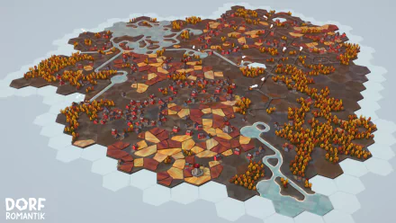 video game Dorfromantik HD Desktop Wallpaper | Background Image