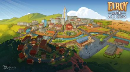 video game Elroy and the Aliens HD Desktop Wallpaper | Background Image