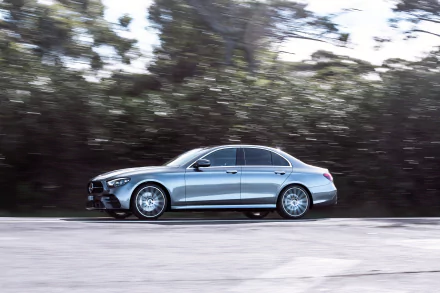  Silver Mercedes-Benz E 350 AMG Line