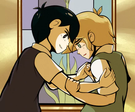 Basil (Omori) Sunny (Omori) video game OMORI HD Desktop Wallpaper | Background Image