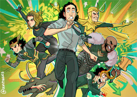 Kid Loki Sylvie Laufeydottir Loki (Marvel Comics) TV Show Loki HD Desktop Wallpaper | Background Image