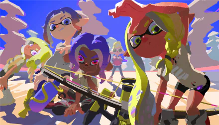 video game Splatoon 3 HD Desktop Wallpaper | Background Image