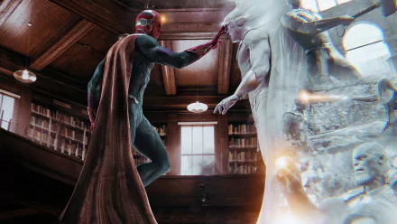White Vision (Marvel Comics) Vision (Marvel Comics) TV Show WandaVision HD Desktop Wallpaper | Background Image