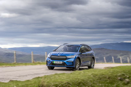  Blue Škoda Enyaq Sportline iV 80