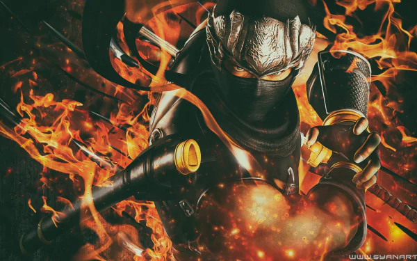 Ryu Hayabusa video game Ninja Gaiden Black HD Desktop Wallpaper | Background Image