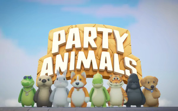 video game Party Animals HD Desktop Wallpaper | Background Image