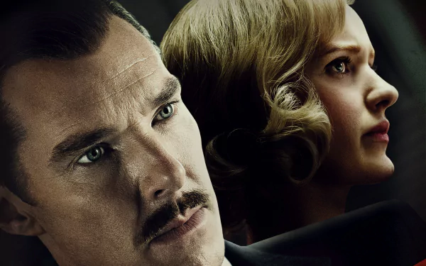 Emily Donovan Rachel Brosnahan Greville Wynne Benedict Cumberbatch movie The Courier (2021) HD Desktop Wallpaper | Background Image