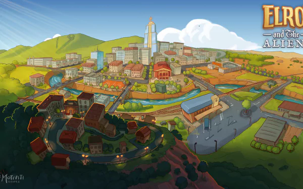 video game Elroy and the Aliens HD Desktop Wallpaper | Background Image