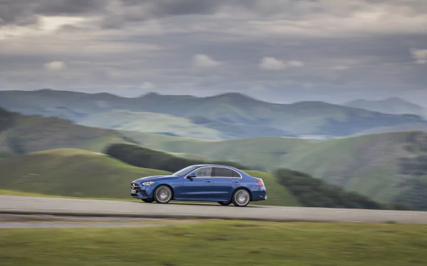  Blue Mercedes-Benz C 200 AMG Line Worldwide (W206)