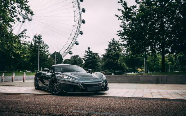 supercar vehicle Rimac Nevera HD Desktop Wallpaper | Background Image