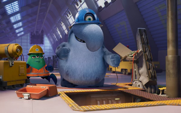 Duncan (Monsters Inc.) Fritz (Monsters Inc.) TV Show Monsters at Work HD Desktop Wallpaper | Background Image