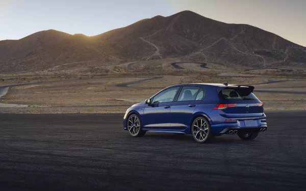  Blue 2022 Volkswagen Golf R