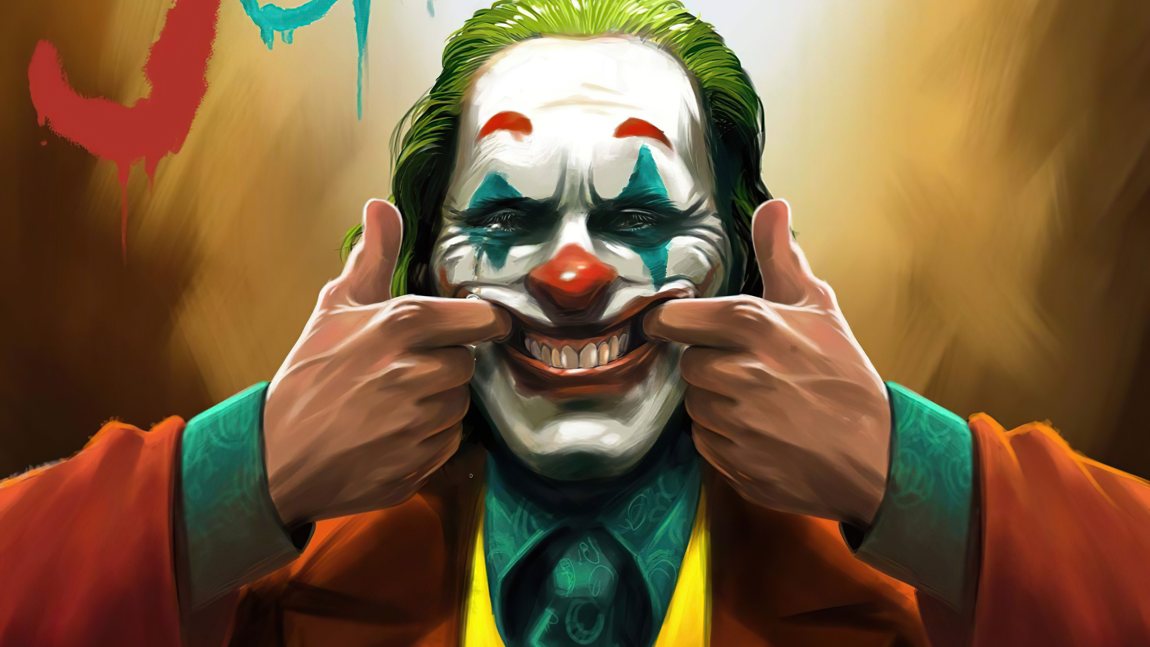 Joker 4k Ultra HD Wallpaper by tanat fakon