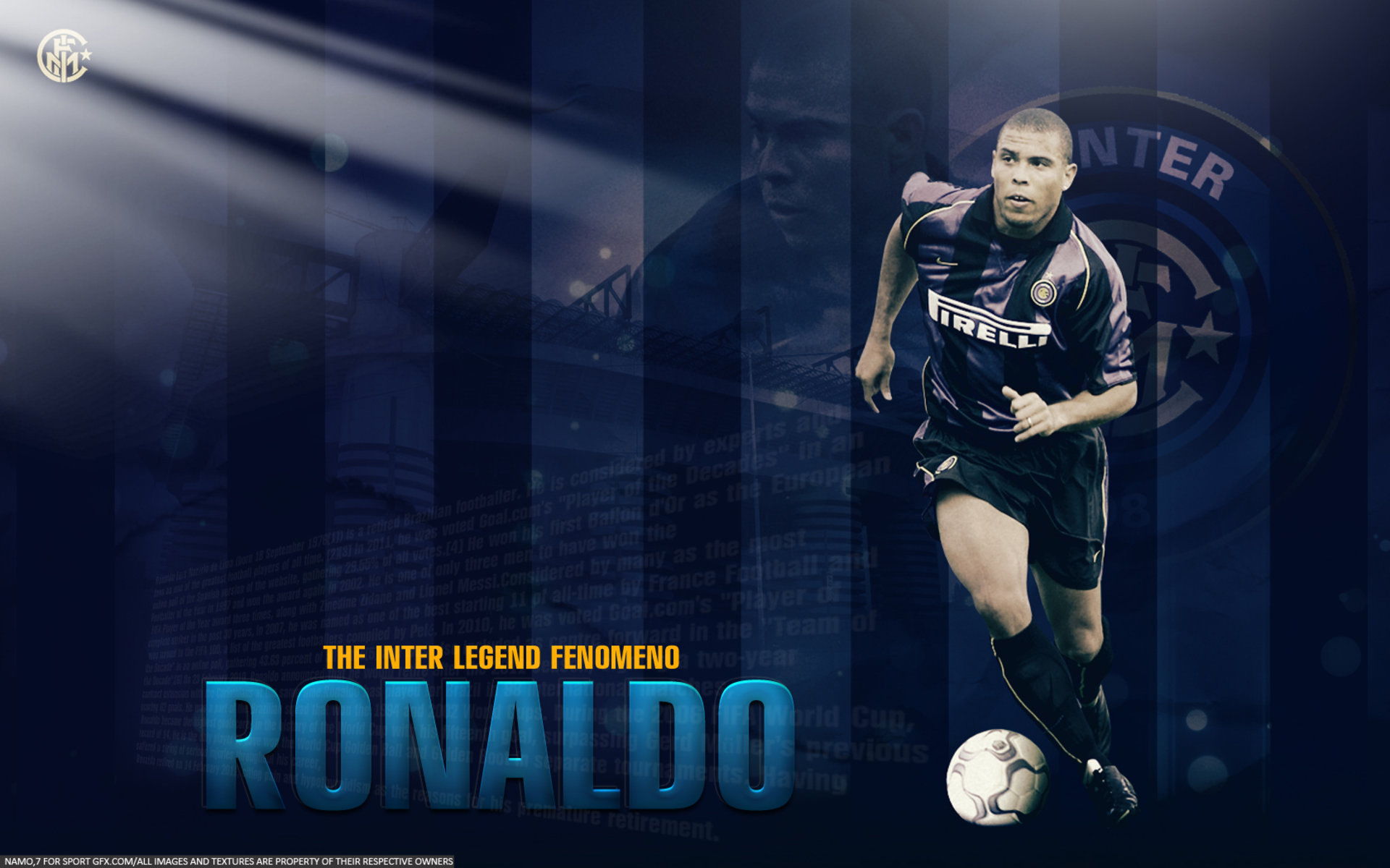 Sports Ronaldo Nazário HD Wallpaper by Namik Amirov