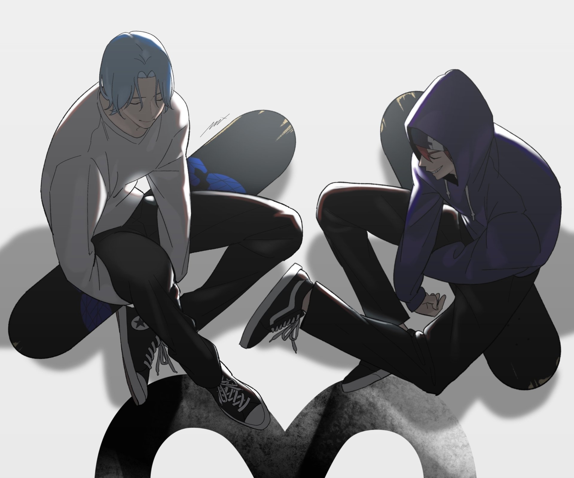 Download Reki Kyan Langa Hasegawa Anime SK8 The Infinity HD Wallpaper