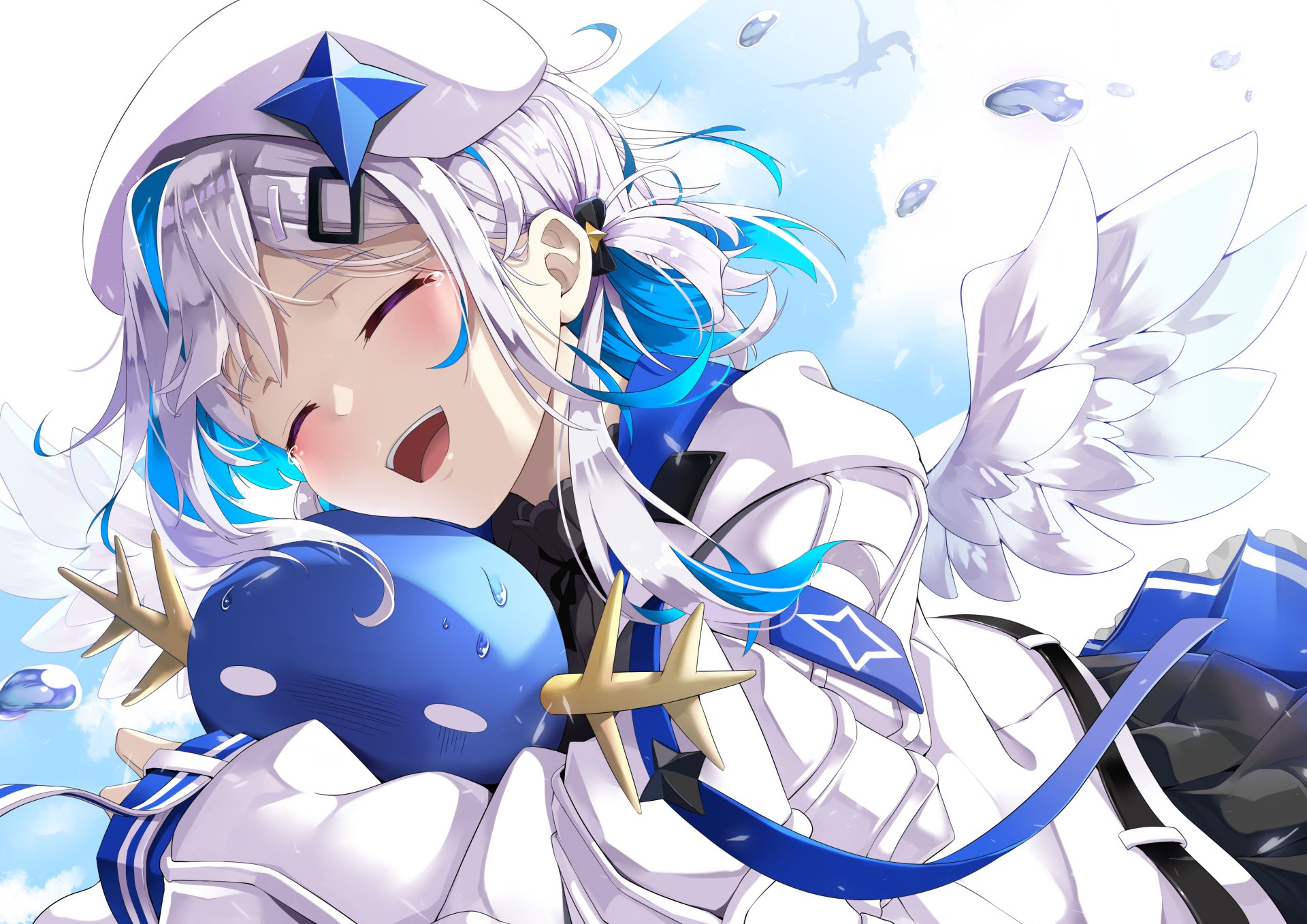 Download Amane Kanata Anime Virtual Youtuber 4k Ultra HD Wallpaper by