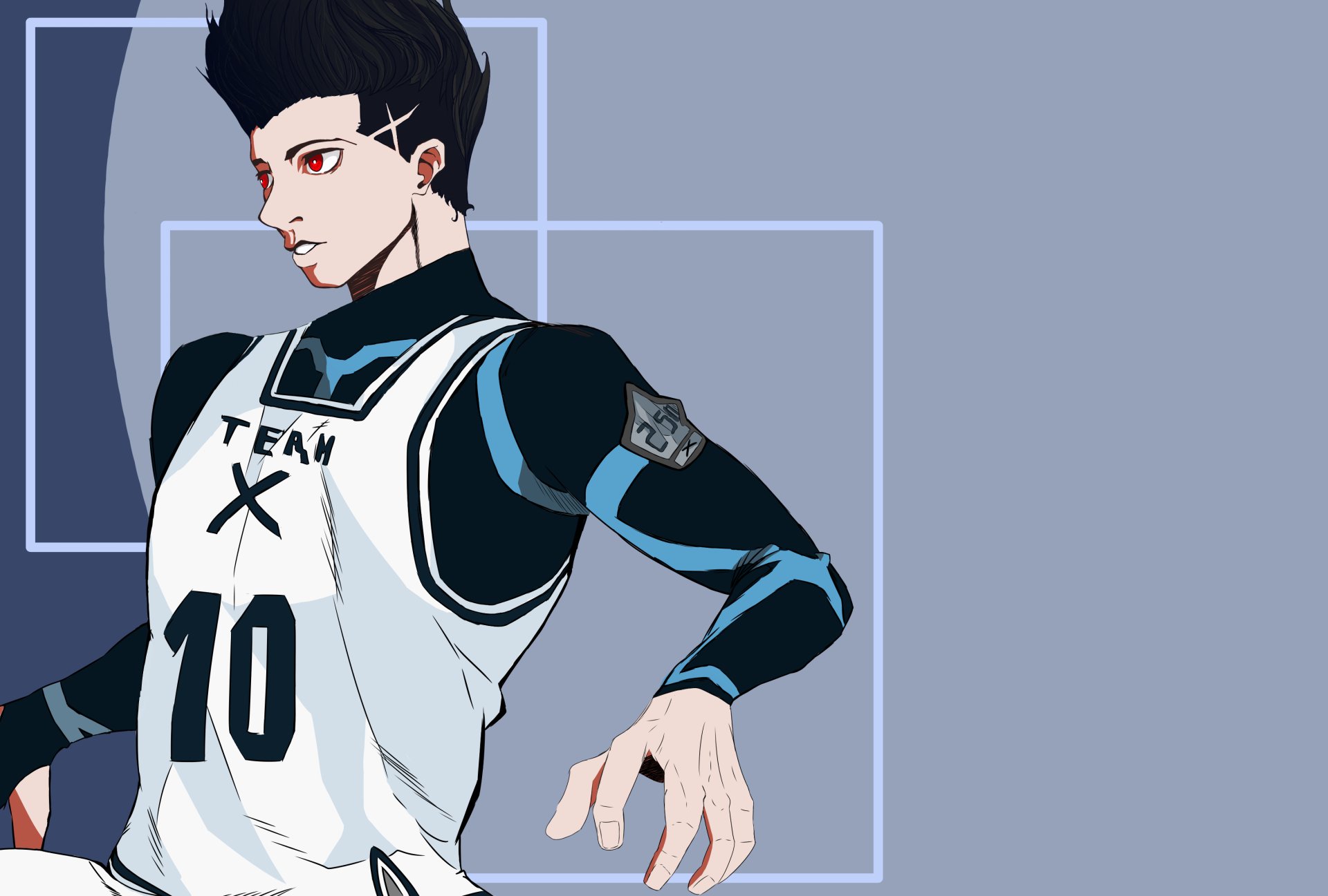 Download Anime Blue Lock Shouei Barou HD Wallpaper