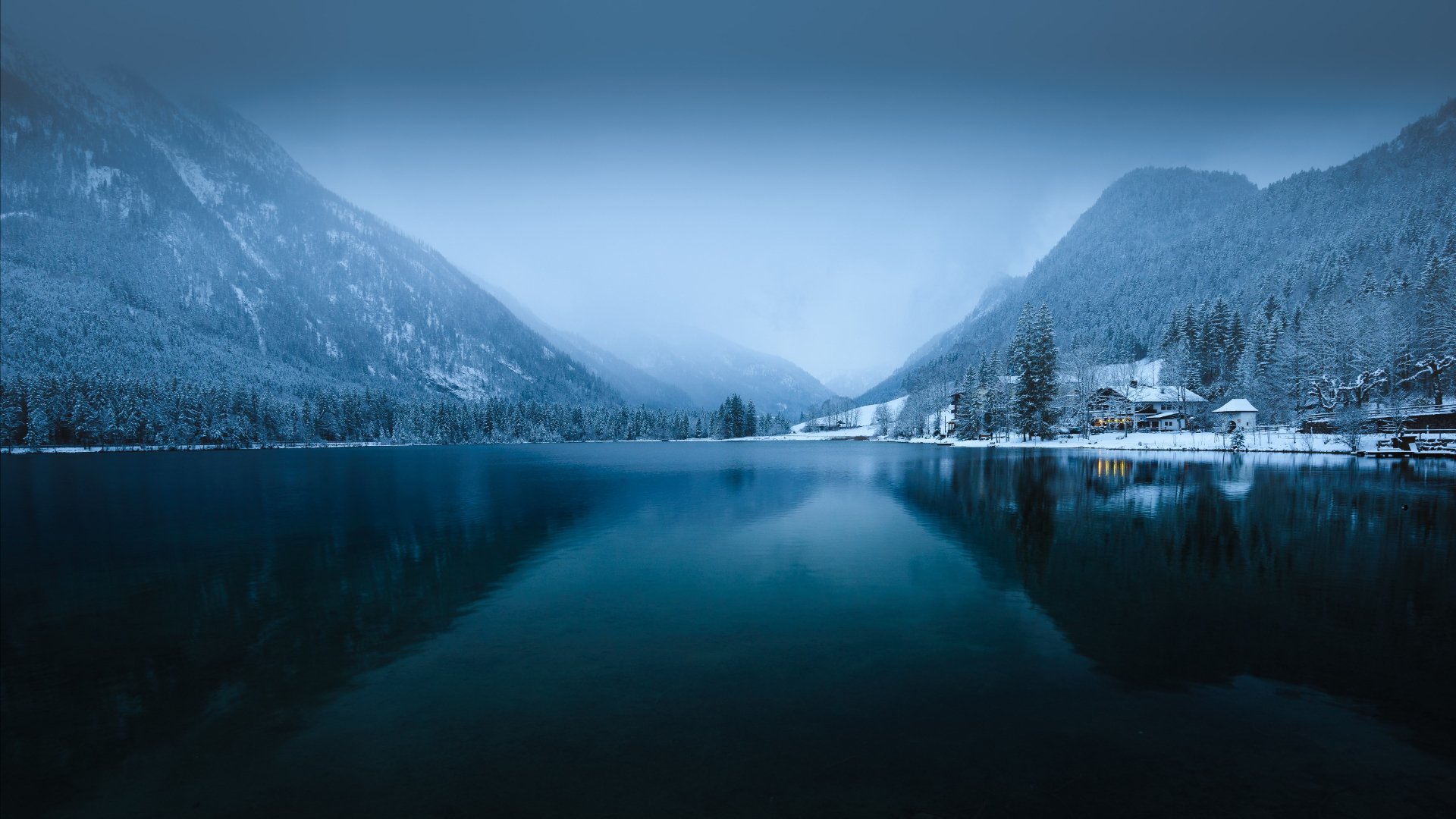 Serene Lake Reflections: Stunning HD Nature Wallpaper | 1920x1080 ...