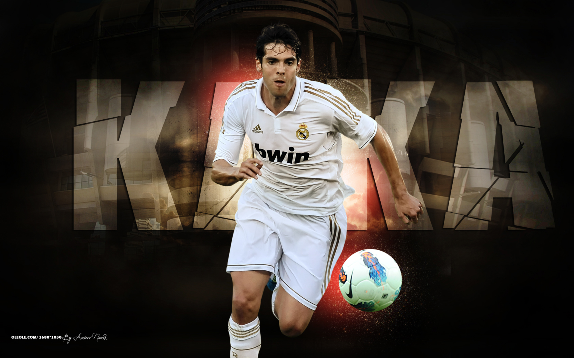 Download Real Madrid C.F. Kaká Sports HD Wallpaper by Namik Amirov