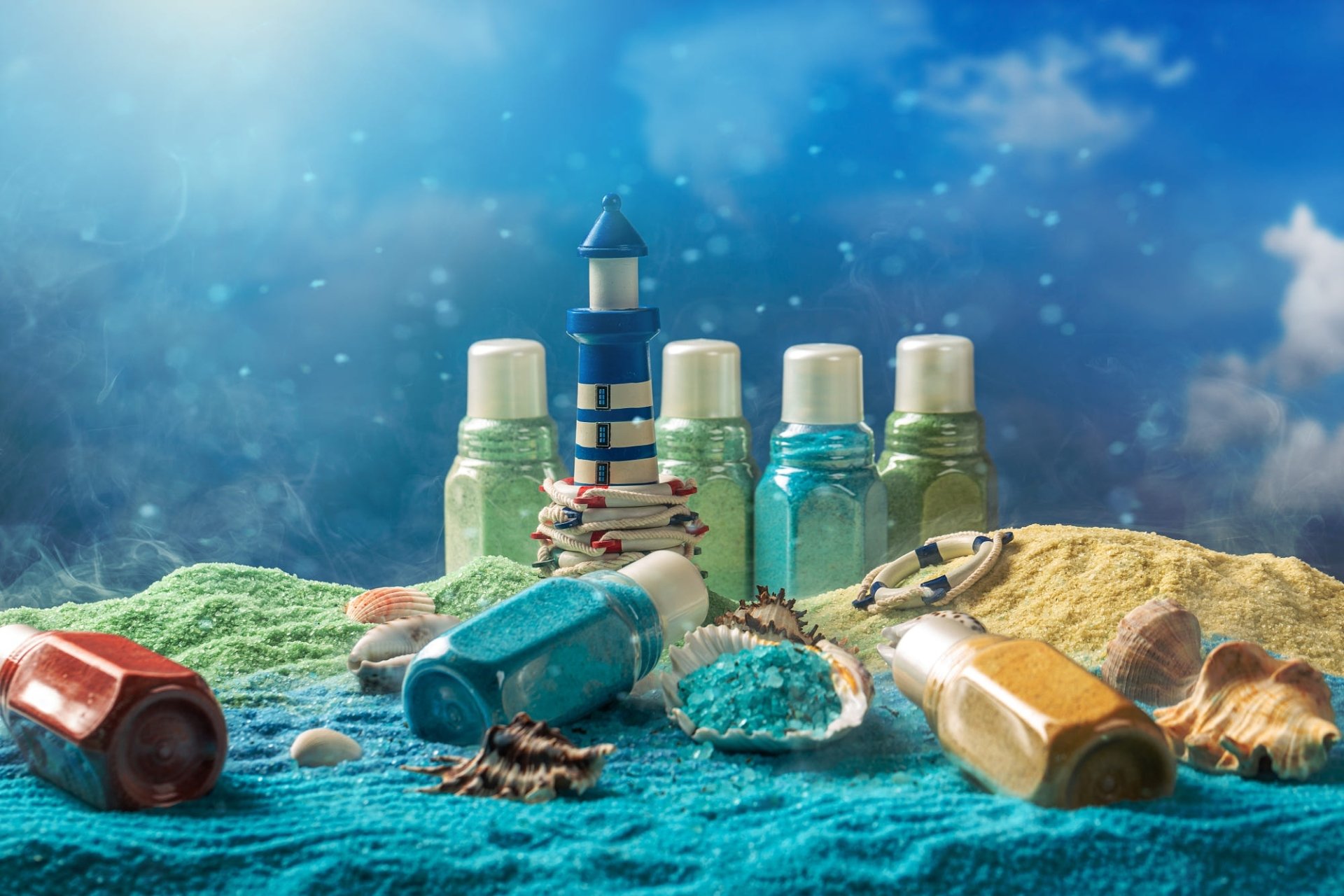 Download Still Life Bath Salt Man Made Spa HD Wallpaper