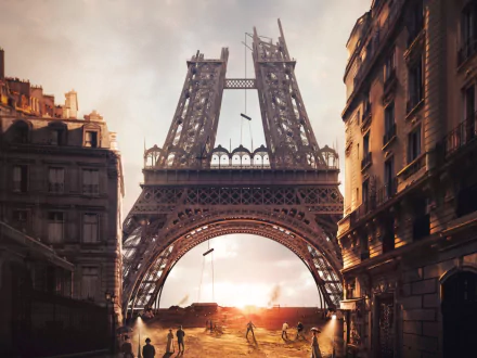Eiffel Tower movie HD Desktop Wallpaper | Background Image
