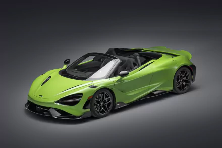 supercar McLaren 765LT vehicle McLaren 765LT Spider HD Desktop Wallpaper | Background Image