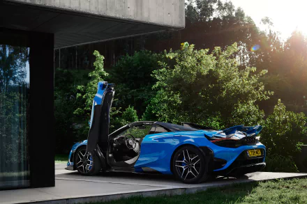 supercar McLaren 765LT vehicle McLaren 765LT Spider HD Desktop Wallpaper | Background Image