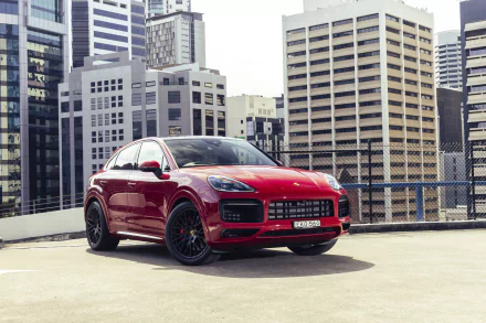  Red Porsche Cayenne GTS Coupé