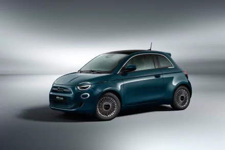  Blue Fiat 500 (332)