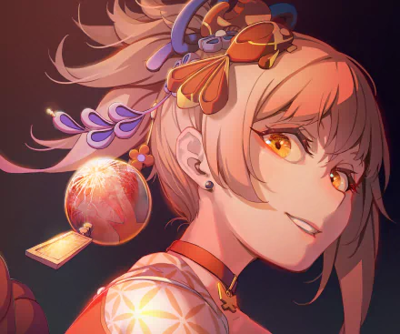 Yoimiya (Genshin Impact) video game Genshin Impact HD Desktop Wallpaper | Background Image