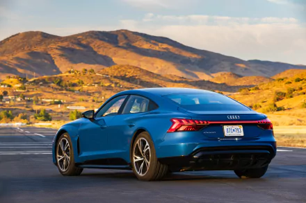  2022 Blue Audi e-tron GT Quattro