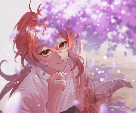 Diluc (Genshin Impact) video game Genshin Impact HD Desktop Wallpaper | Background Image