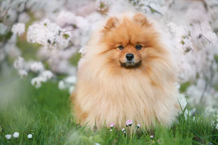 spitz Animal Pomeranian HD Desktop Wallpaper | Background Image