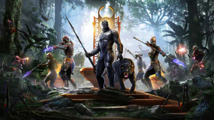 Comic Black Panther (Marvel Comics) HD Desktop Wallpaper | Background Image
