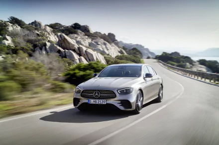  Silver Mercedes-Benz E 450 4MATIC AMG Line (W213)