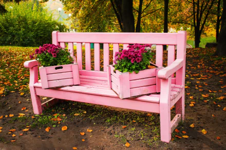 man made bench HD Desktop Wallpaper | Background Image