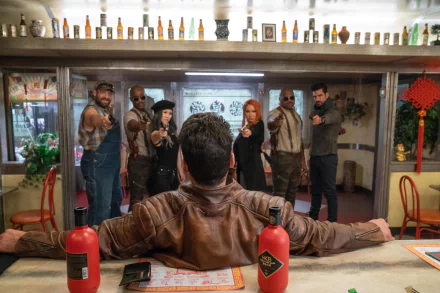 Meadow Williams Rashad Evans Selina Lo Frank Grillo movie Boss Level HD Desktop Wallpaper | Background Image