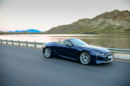 cabriolet vehicle Lexus LC 500 HD Desktop Wallpaper | Background Image