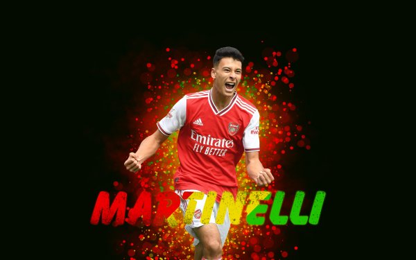 Sports Gabriel Martinelli Soccer Player Arsenal F.C. HD Wallpaper | Background Image