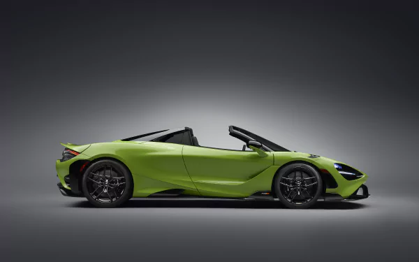 supercar McLaren 765LT vehicle McLaren 765LT Spider HD Desktop Wallpaper | Background Image