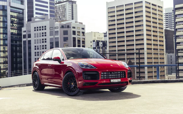  Red Porsche Cayenne GTS Coupé
