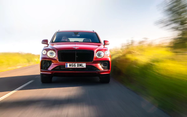  Red Bentley Bentayga Hybrid "First Edition"