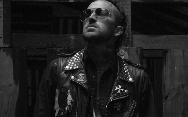 Black & White rapper American Michael Wayne Atha music Yelawolf HD Desktop Wallpaper | Background Image